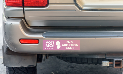 End Abortion Bans Vote No Kansas Bumper Sticker
